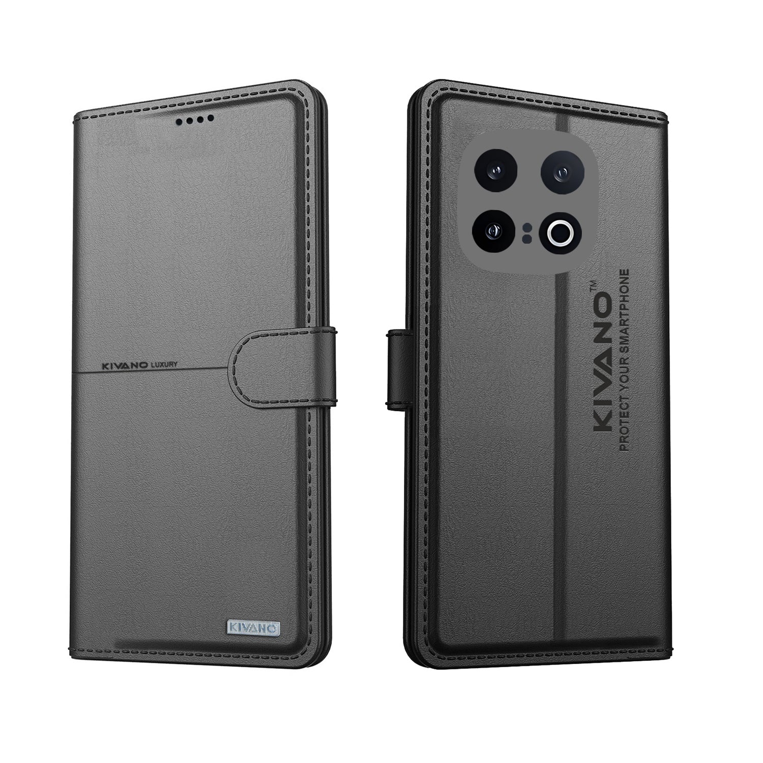 IQOO 13 5G Leather Flip Cover And Case With Mobile Card Holder KIVANO FLIP